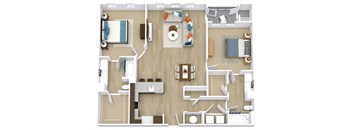 Pearl Floor Plan at Aspire Apollo, Camp Springs, MD