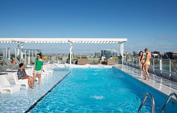 Relaxing Pool Area With Sundeck at Verde Pointe, Arlington, VA
