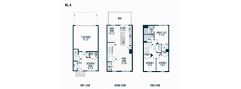 RL-A floor plan at Refinery Row, Baltimore, 21224