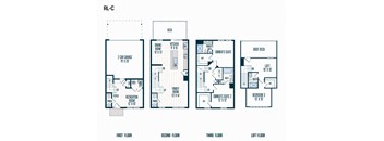 RL-C floor plan at Refinery Row, Baltimore