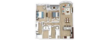 Raven Floor Plan at Aspire Apollo, Maryland