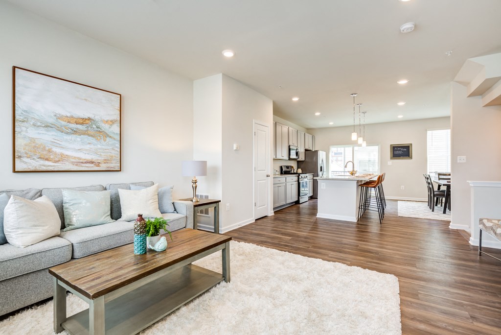 Living Room and Kitchen at Refinery Row, Maryland, 21224