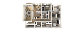 Somerset  Floor Planat Villages at Morgan Metro, Landover