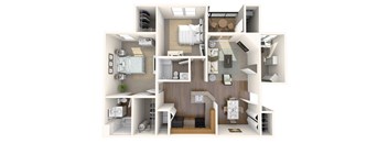 2 bed 2 bath C at Park at Winterset Apartments, Owings Mills