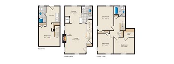 TH05 Floorplan at Falkland Chase, Maryland, 20910