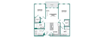 a floor plan of a house