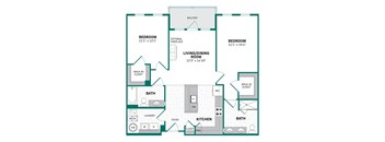 a floor plan of a house
