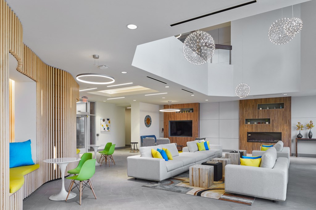 Club Lounge - A Great Space to Unwind & Connect at The Oxford Apartments, Maryland