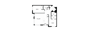 2A Floor Plan at Woodmore Apartments, Bowie, MD