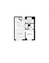 1 Bed 1 Bath Floor Plan 1 Bed 1 Bath Floor Plan at The Zenith, Baltimore, MD, 21201