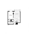 1 Bedroom 1 Bath Floor Plan 1 Bedroom 1 Bath Floor Plan at The Zenith, Baltimore, 21201