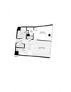One Bed One Bath Floor Plan One Bed One Bath Floor Plan at The Zenith, Maryland