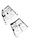 2 Bed 1.5 Bath Floor Plan 2 Bed 1.5 Bath Floor Plan at The Zenith, Baltimore, MD