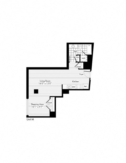 Floor Plan S2 at The Zenith, Baltimore,