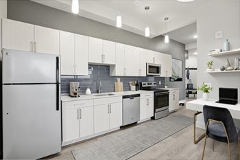 Open Kitchen at The Oxford Apartments, Oxon Hill
