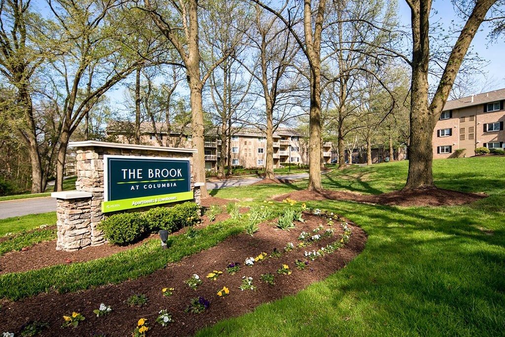 Property Signage at The Brook At Columbia, Columbia, Maryland