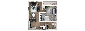 A collage of images showing various interior design layouts and furniture arrangements.