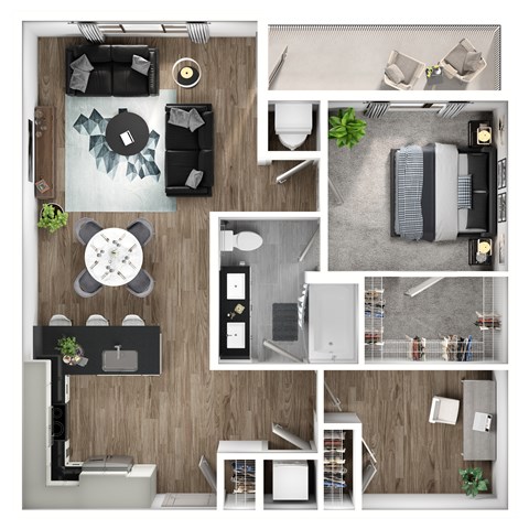 A collage of images showing various interior design layouts and furniture arrangements.