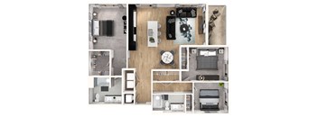 A series of images showing different rooms of a house.