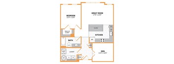 a floor plan of a house