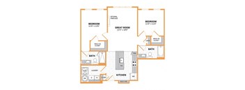 a floor plan of a house