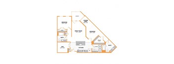 a floor plan of a house