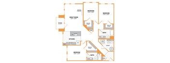 a floor plan of a house