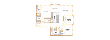 a floor plan of a house