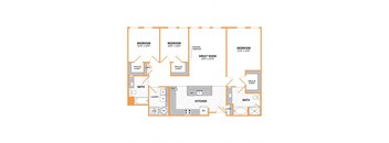 a floor plan of a house