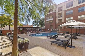 Swimming Pool at Prairie Crossing, Farmers Branch, Texas