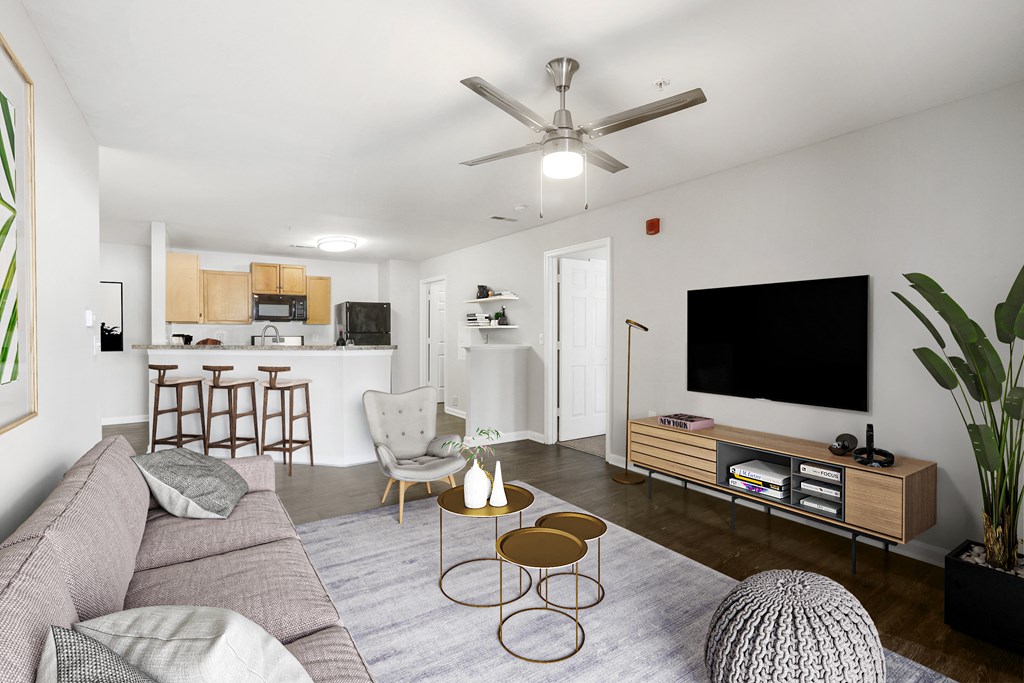 Living Room at Owings Park Apartments, Maryland, 21117