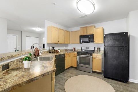 Kitchen Kitchen at Owings Park Apartments, Maryland, 21117