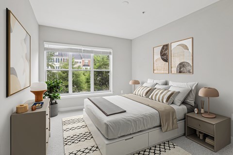 Bedroom with Bed at Midtown at Camp Springs, Camp Springs, Maryland