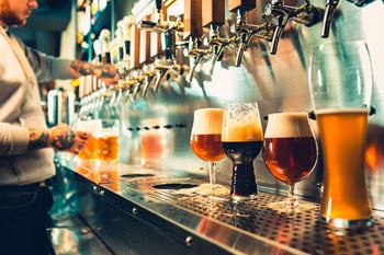 Pouring Beer at Refinery Row, Maryland
