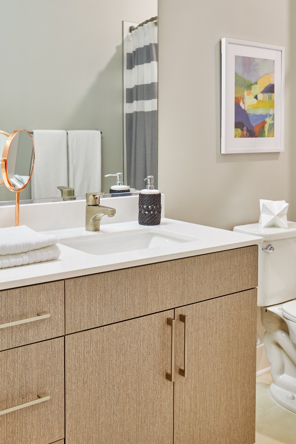 Spa-inspired Bathrooms at The Oxford Apartments, Oxon Hill, MD