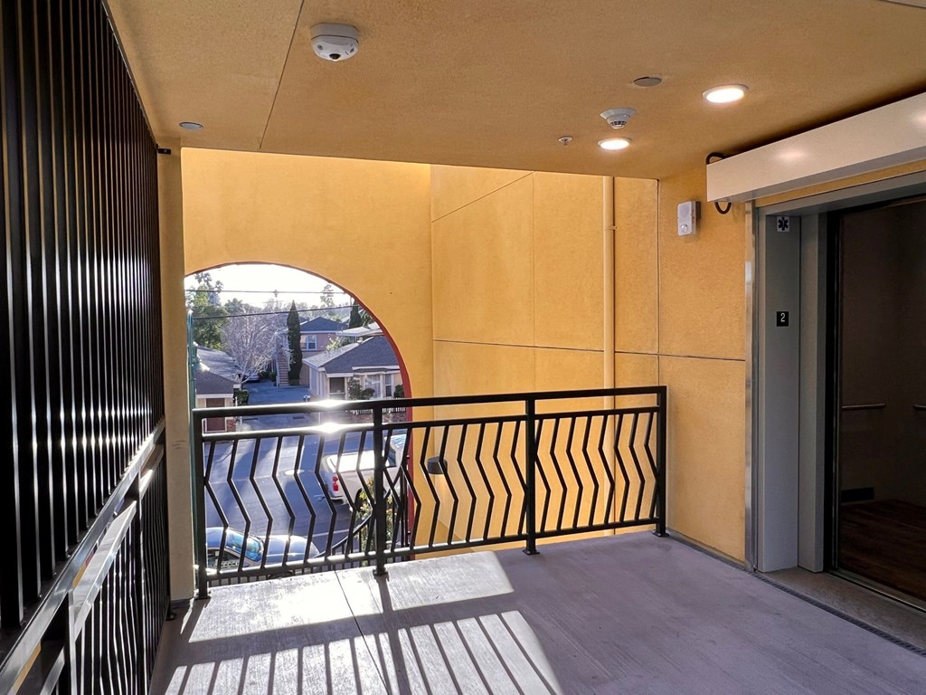 Ocean Street looking through the front arch