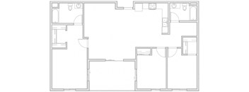 3 bedroom floor plan image