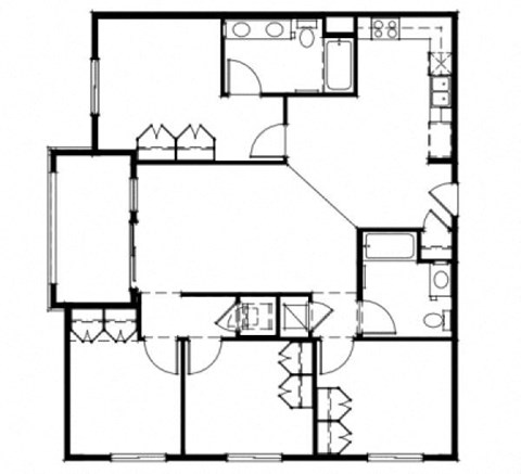 Willow View floorplan image of 4-bedroom A