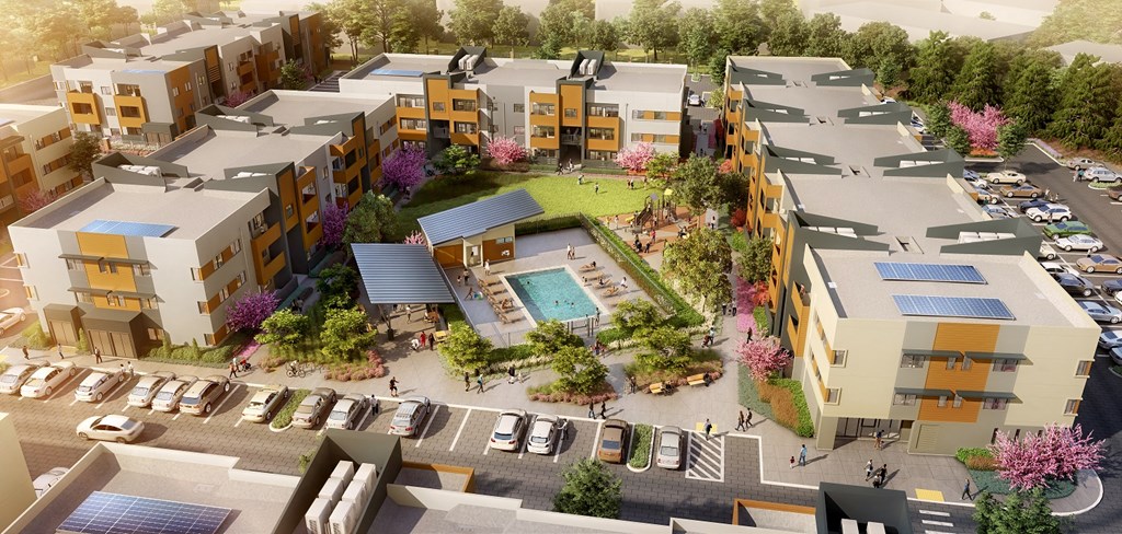 Willow View Future Project Aerial View Rendering