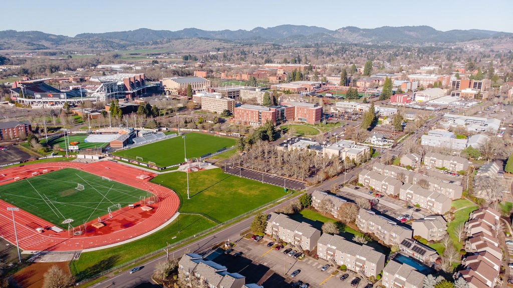 Parkwest and OSU aerial