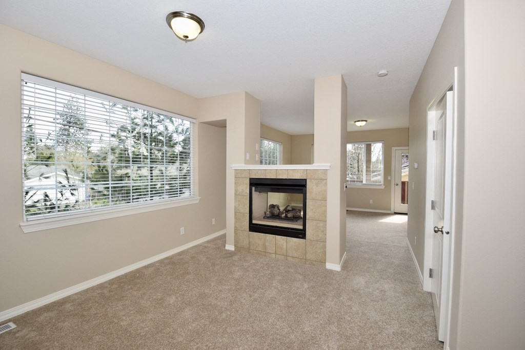 Calico Place Fireplace living area