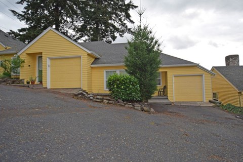 Piccolo Collina view of apartments on sloped hill