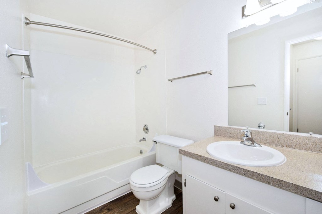 a bathroom with a sink toilet and a shower