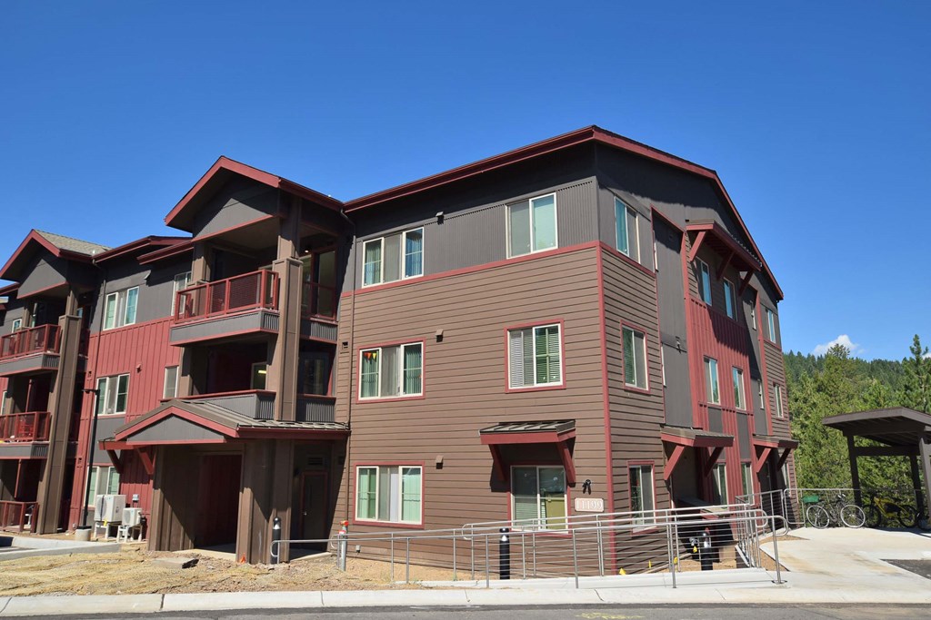 the building where the apartment is located