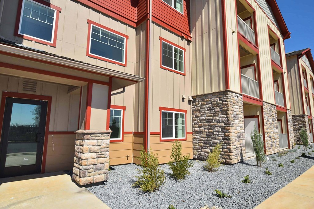 a view of the exterior of a building at the avenues of north decatur