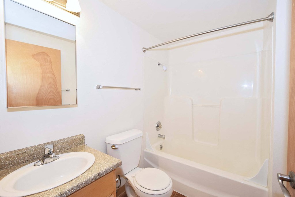 a bathroom with a sink toilet and a shower