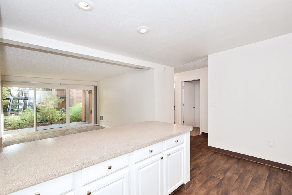 Fountain Park view from kitchen