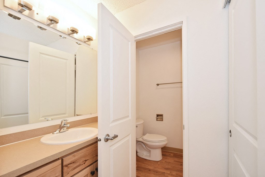 Timberwood vanity bathroom