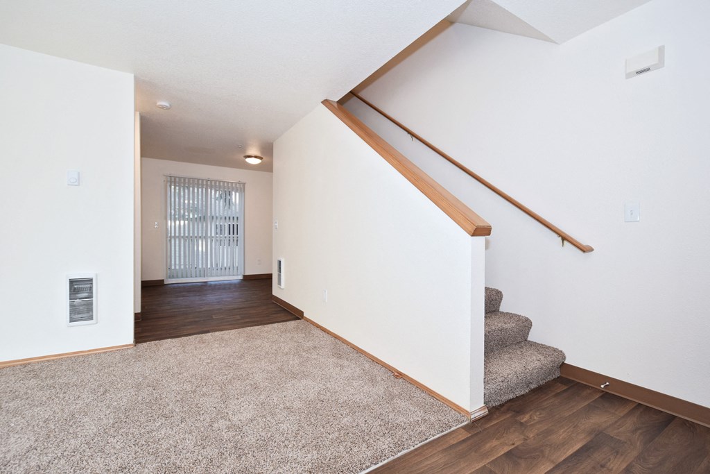 Pleasant Ridge living area stairs