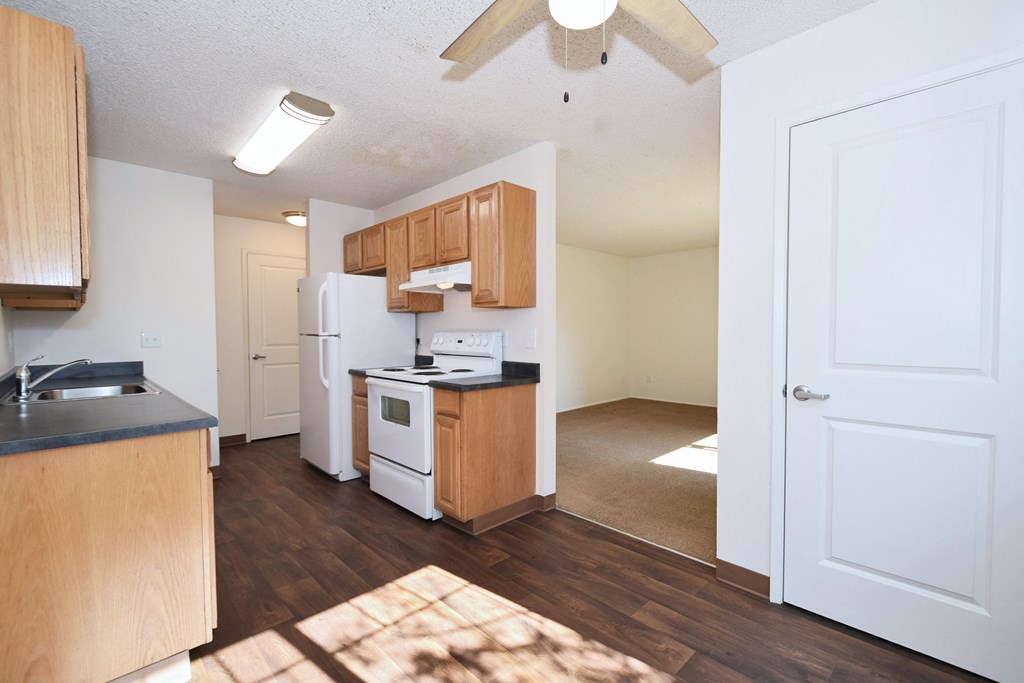 Crescent Ridge kitchen and living room